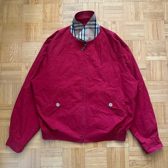 Vintage Burberrys Cotton Light weight Jacket Nova Check Size Medium - Picture 1 of 9